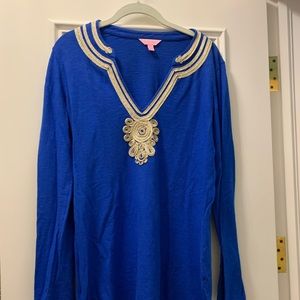 Lilly Pulitzer Emerson Tunic Royal blue